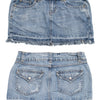#086 Aeropostale Mini Skirt Blue | c. 203 | Size 6