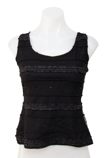#053 Js Collections Top Black | c. | Size 8