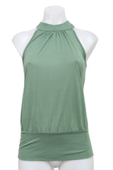 #030 Kookai Tank Green | c. 214 | Size 8/10