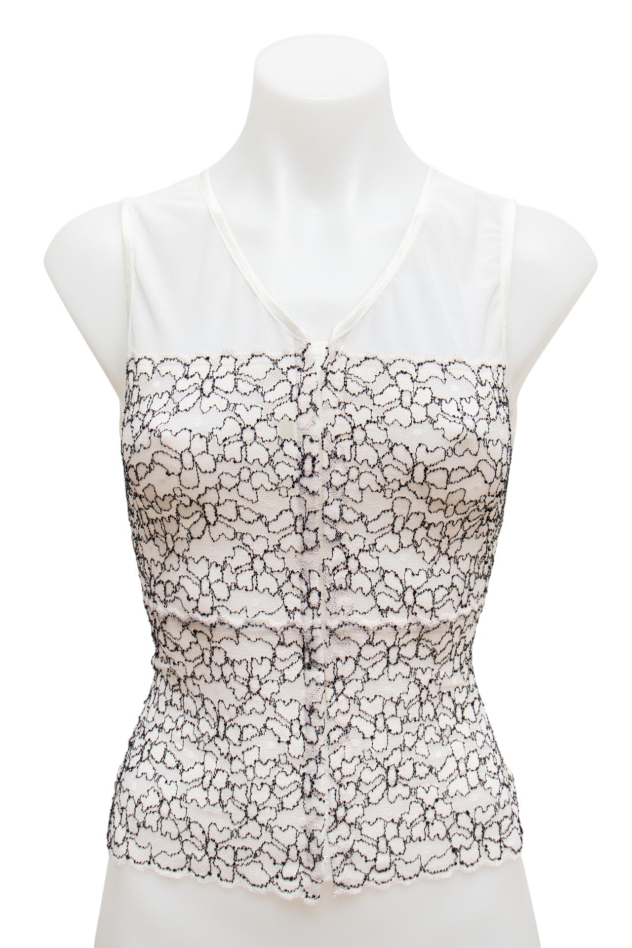 #26 Joseph Ribkoff Tank Top White | c. 178 | Size 8