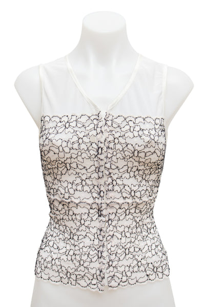 #26 Joseph Ribkoff Tank Top White | c. 178 | Size 8