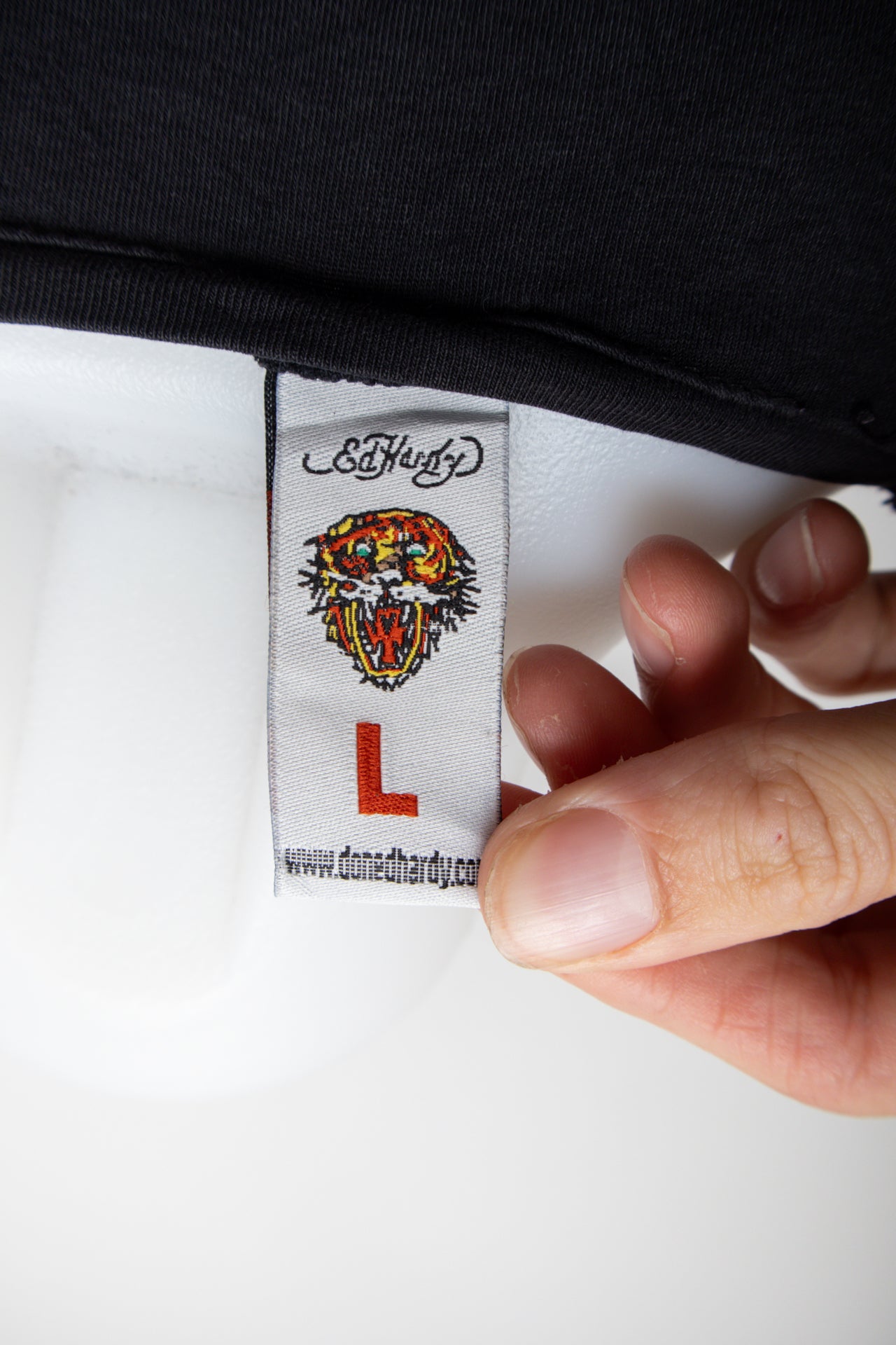 #75 Ed Hardy T-shirt Black | c. 178 | Size 12