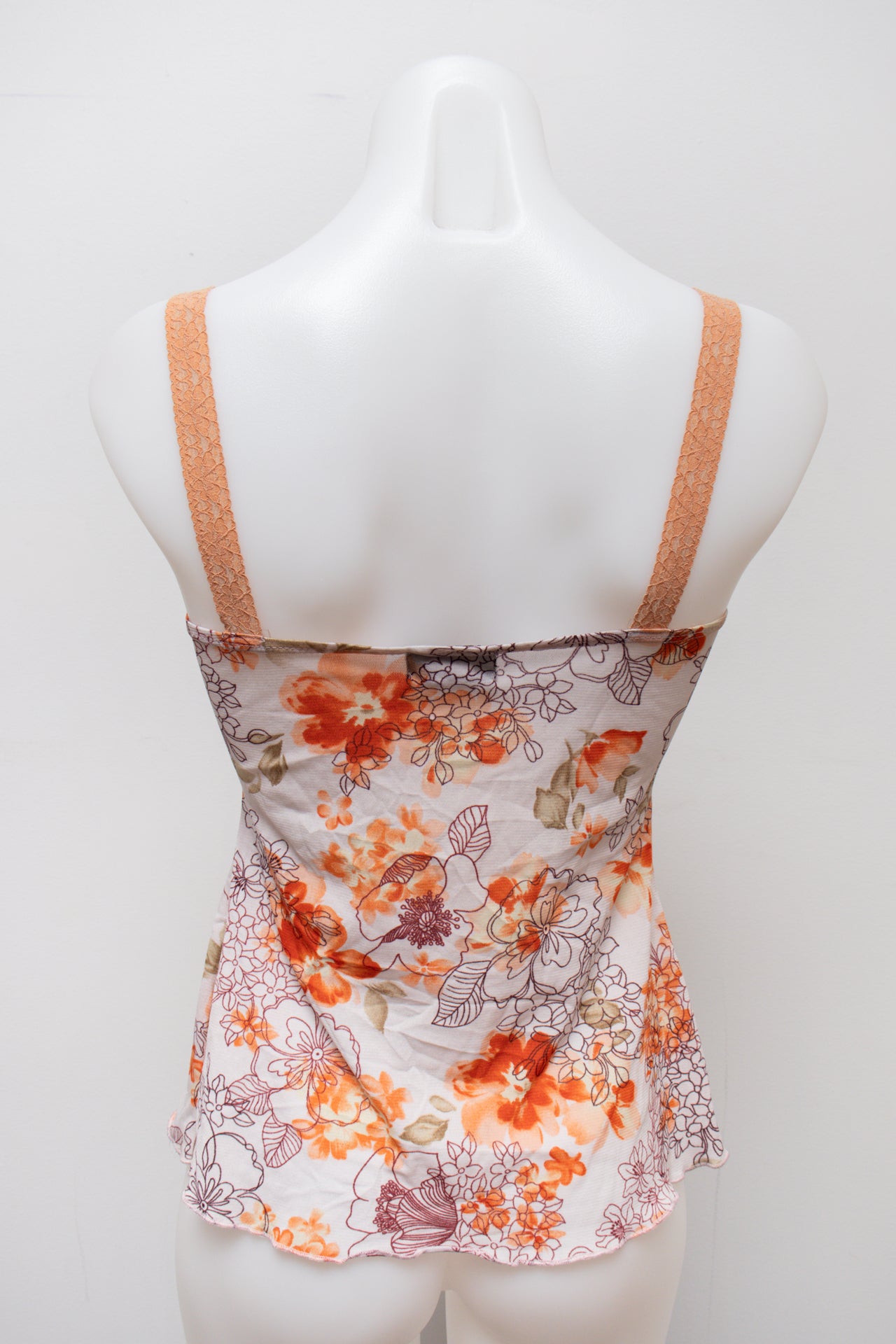 #68 Hot Templated Cami Top Orange | c. 191 | Size 10