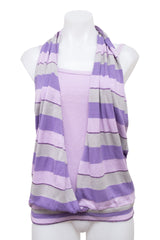 #017 Melt Halter Top Purple | c. 207 | Size 8