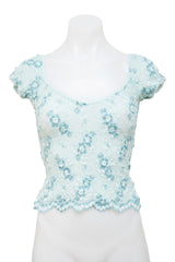 #178 Ann Ferriday Short Sleeve Blue | c. 212 | Size 6/8
