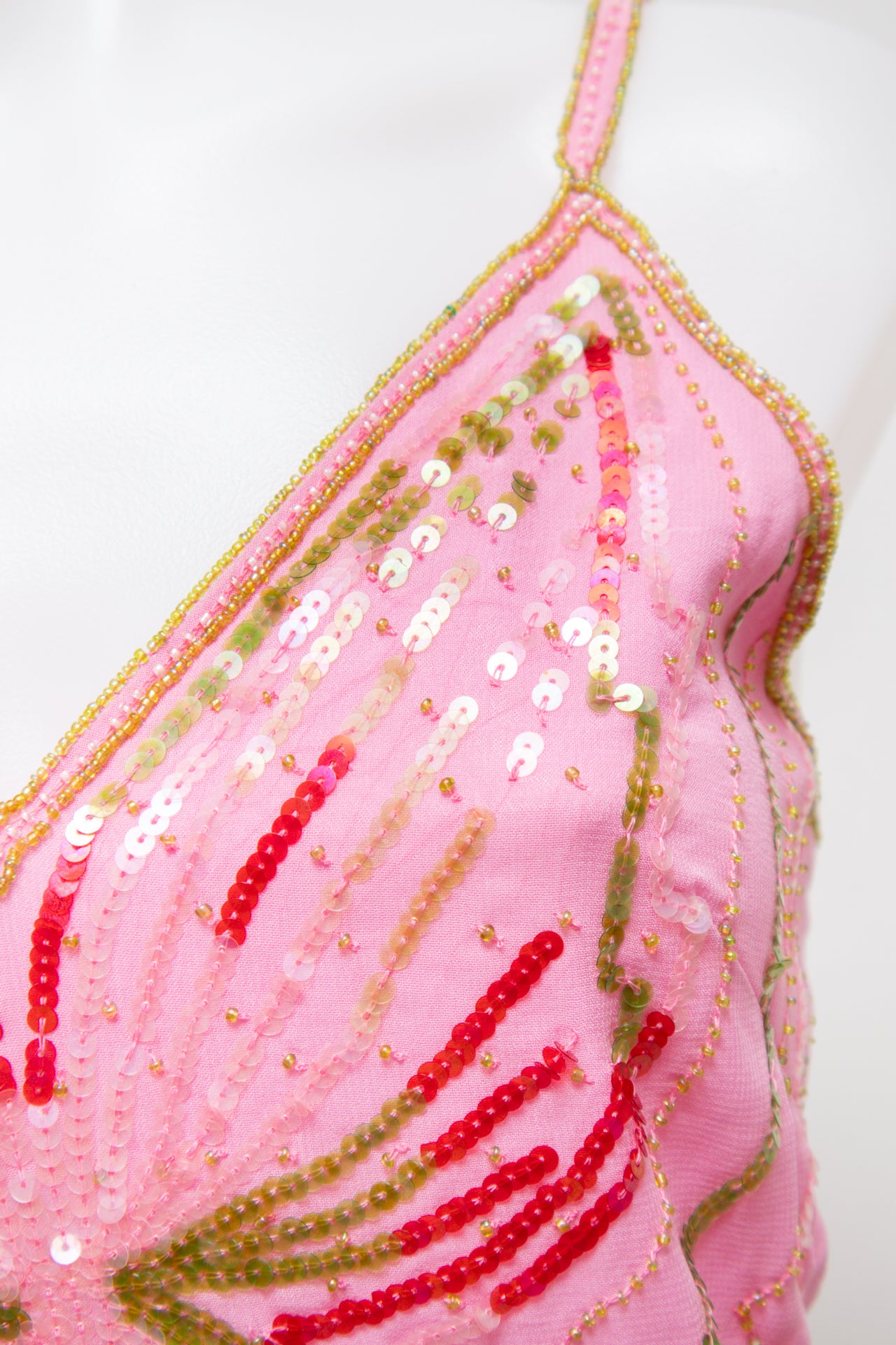 #141 On N'est Pas Des Anges! Cami Top Pink | c. | Size 8/10