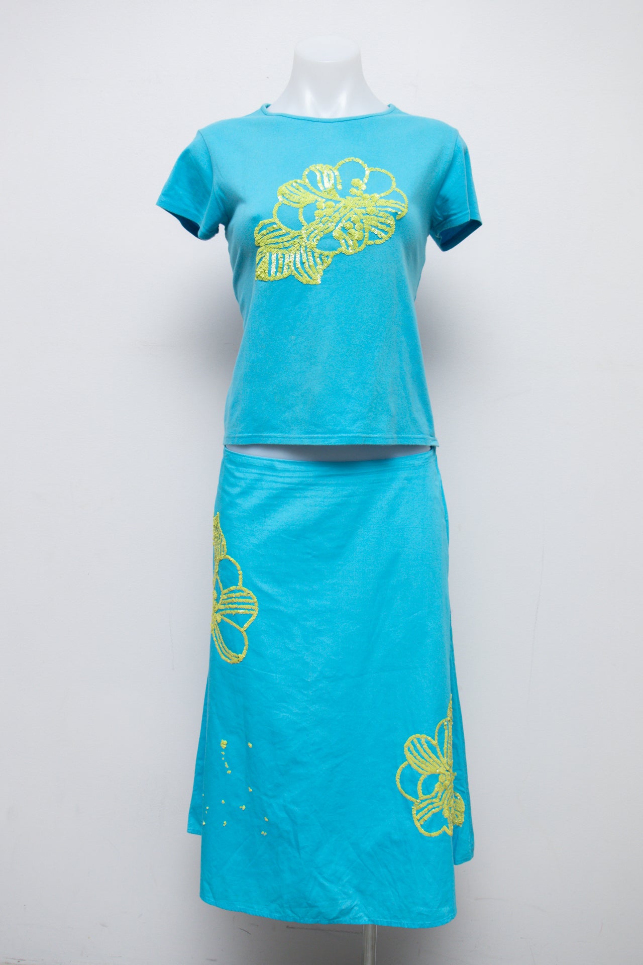 #208 La T-shirt T-shirt Blue | c. 203 | Size 8