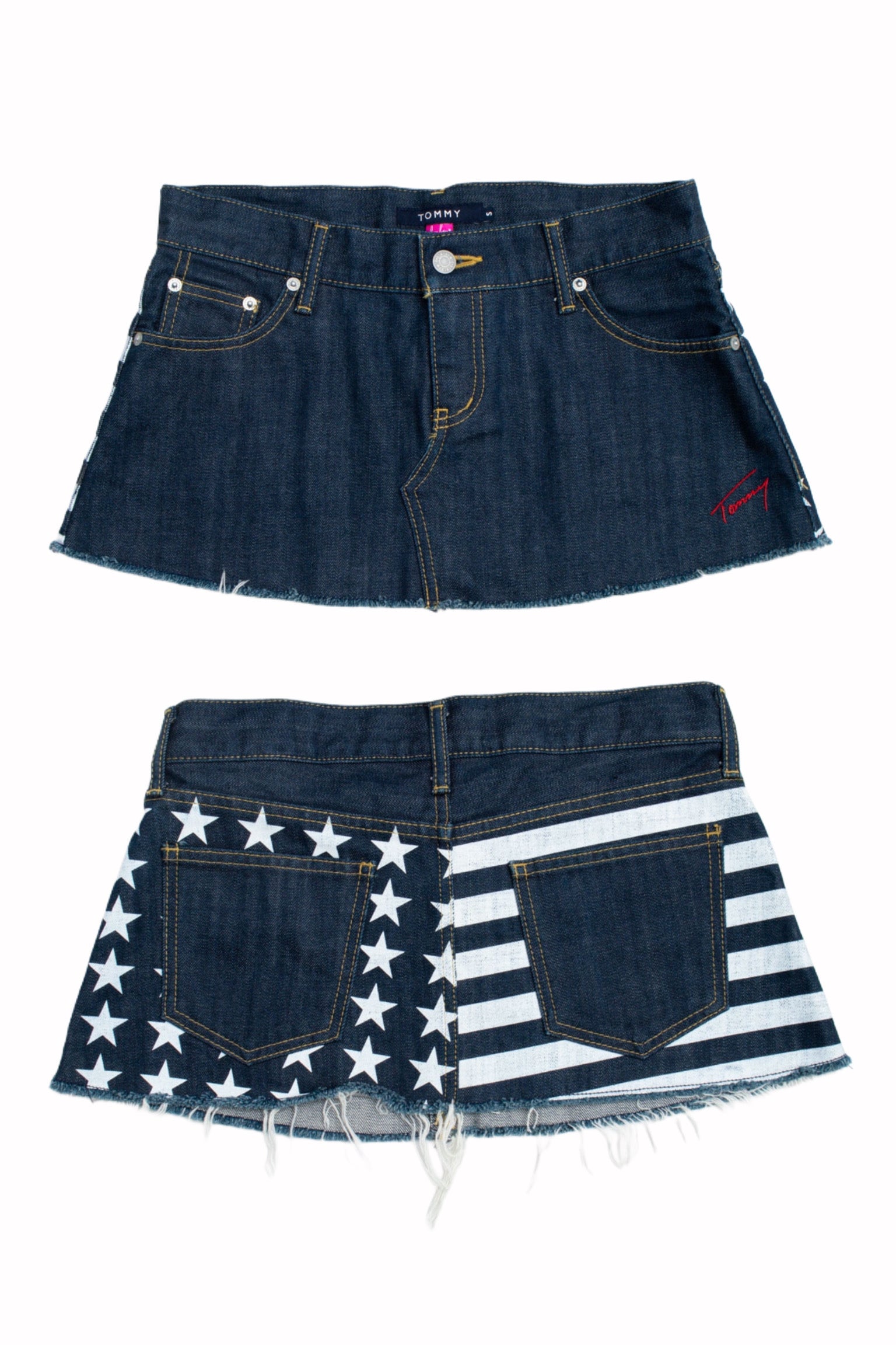 #24 Tommy Denim Mini | Shes The Man | Size 10