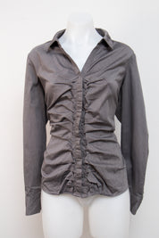 #064 Worthington T-shirt Gray | c. | Size 10
