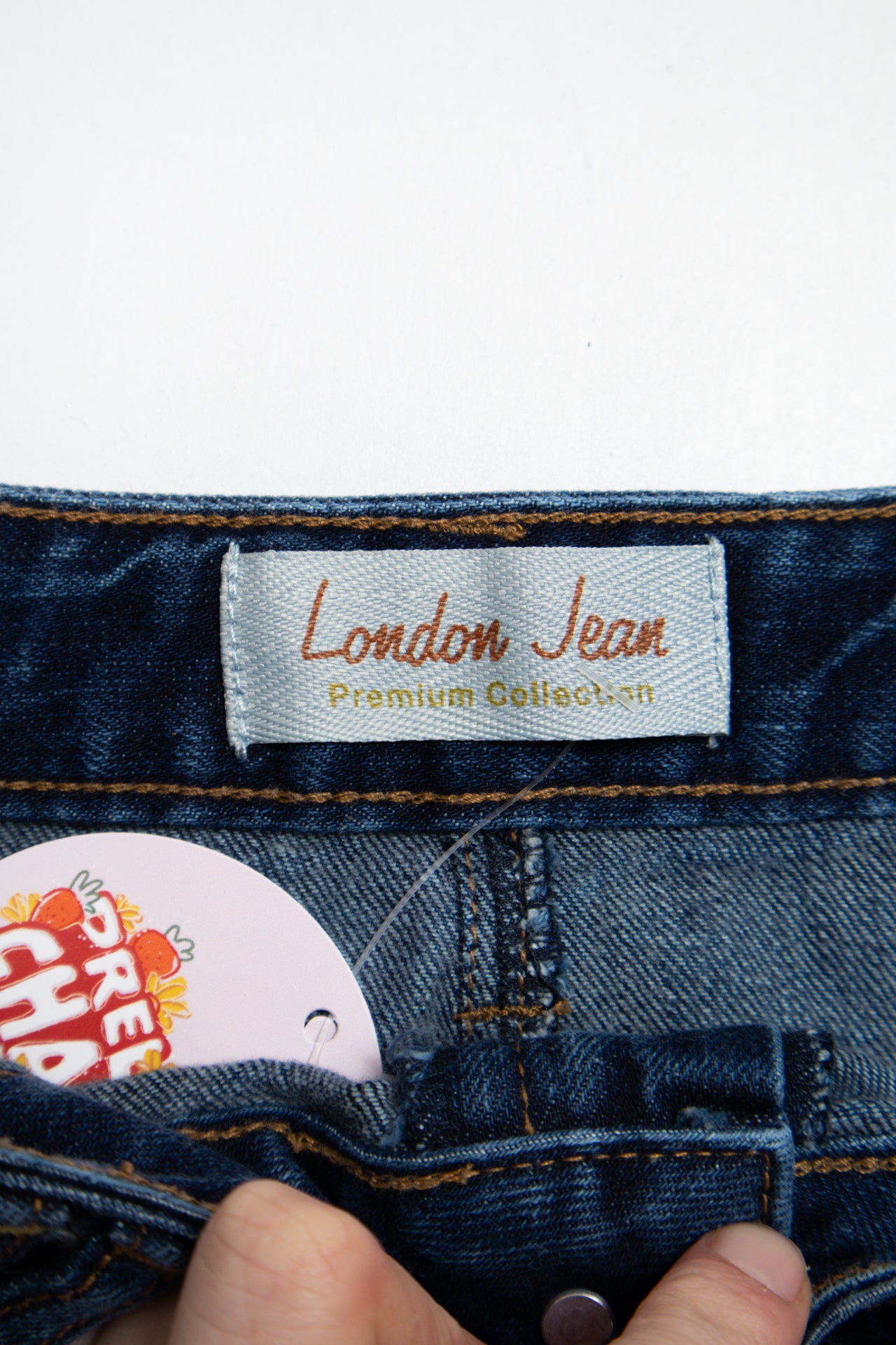 #187 London Jean Mini Skirt Blue | c. 192 | Size 12