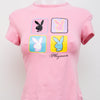 #087 Playboy T-shirt Pink | c. 202 | Size 8