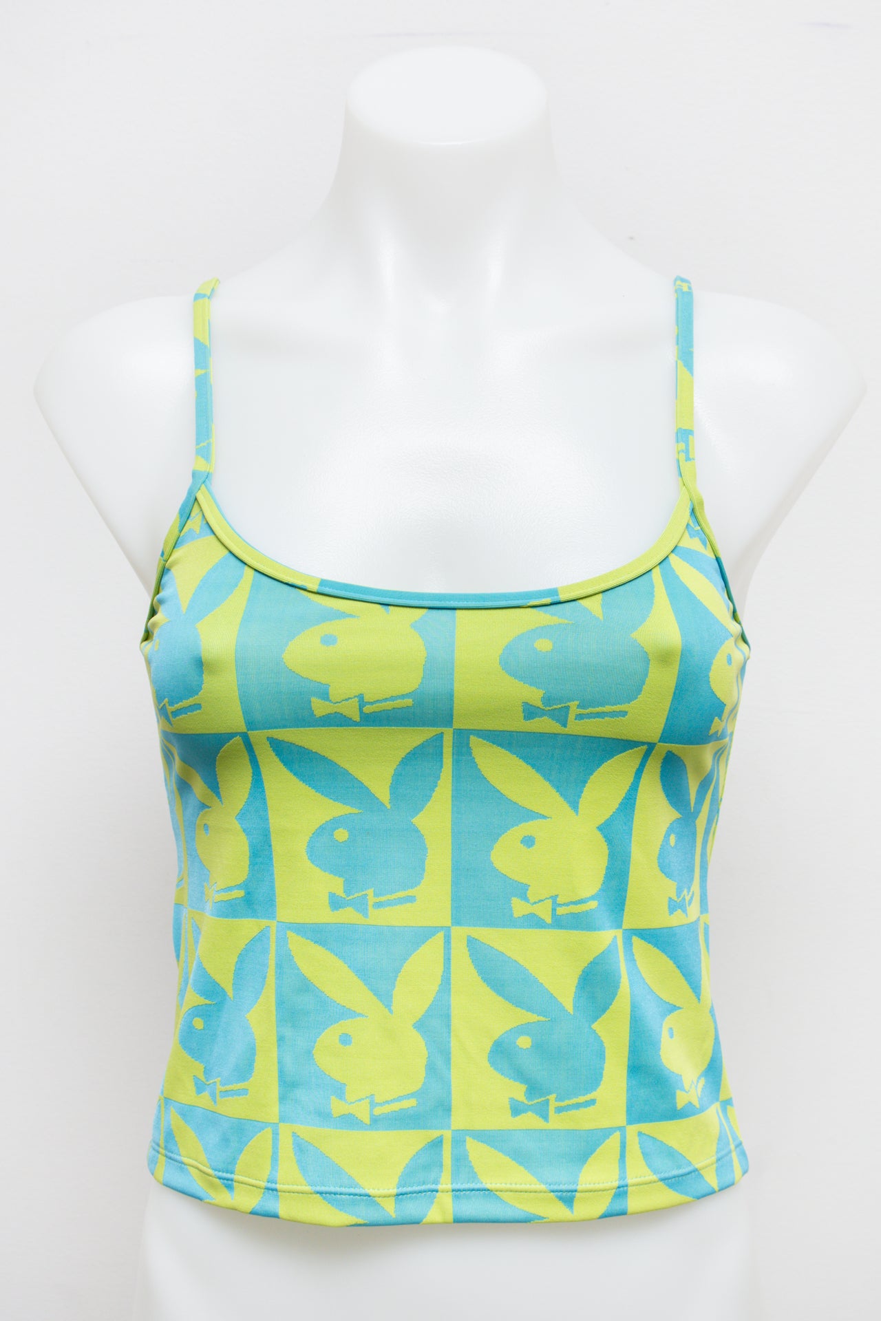 #03 Playboy Swim Camisole Top Green | c. 185 | Size 8/10