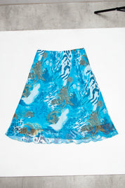#122 Rene Margo Long Skirt Blue | c. 213 | Size 12