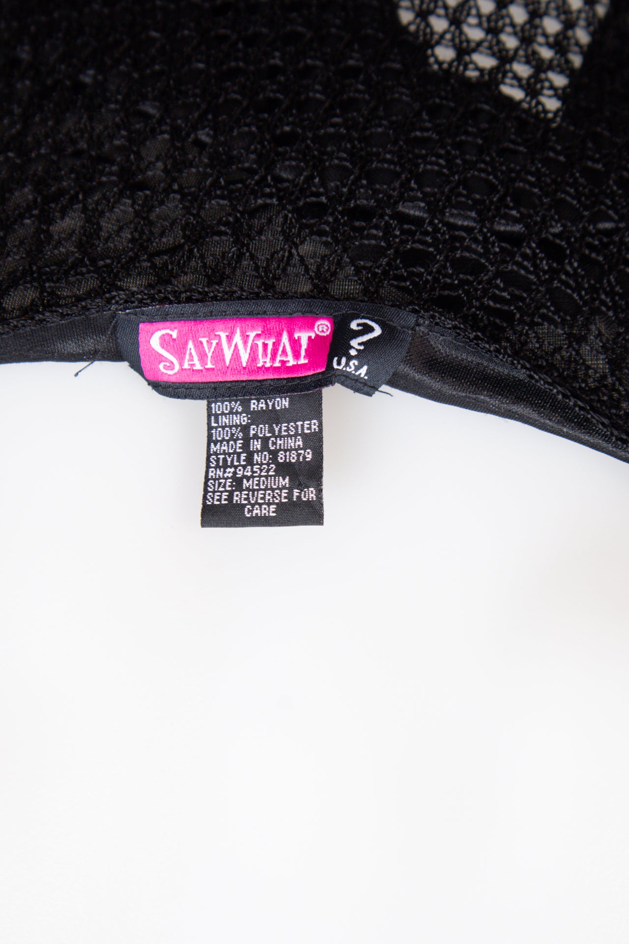 #046 Saywhat Cami Top Black | c. 202 | Size 8