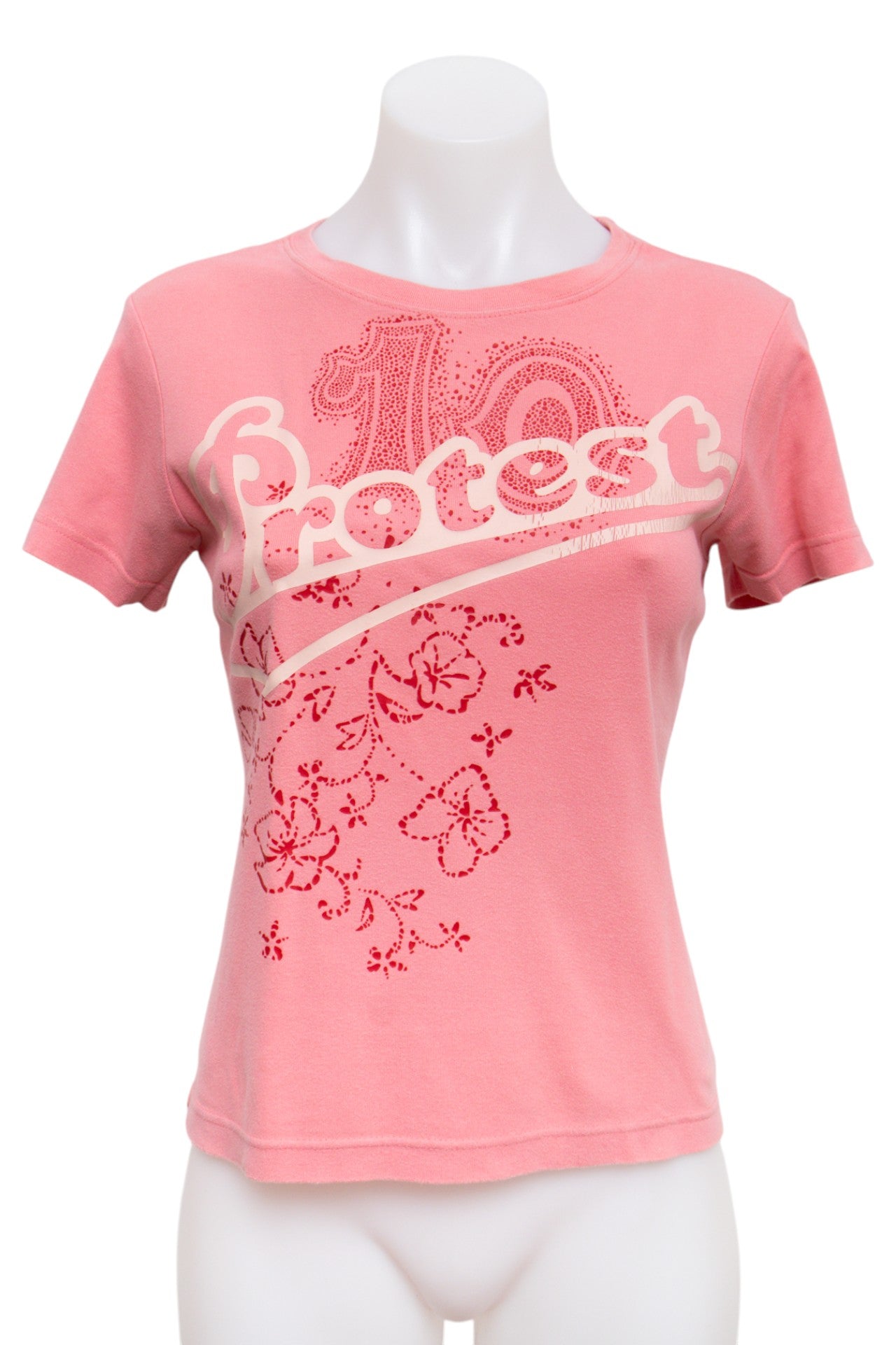 #85 Protest T-shirt Pink | c. 193 | Size 14