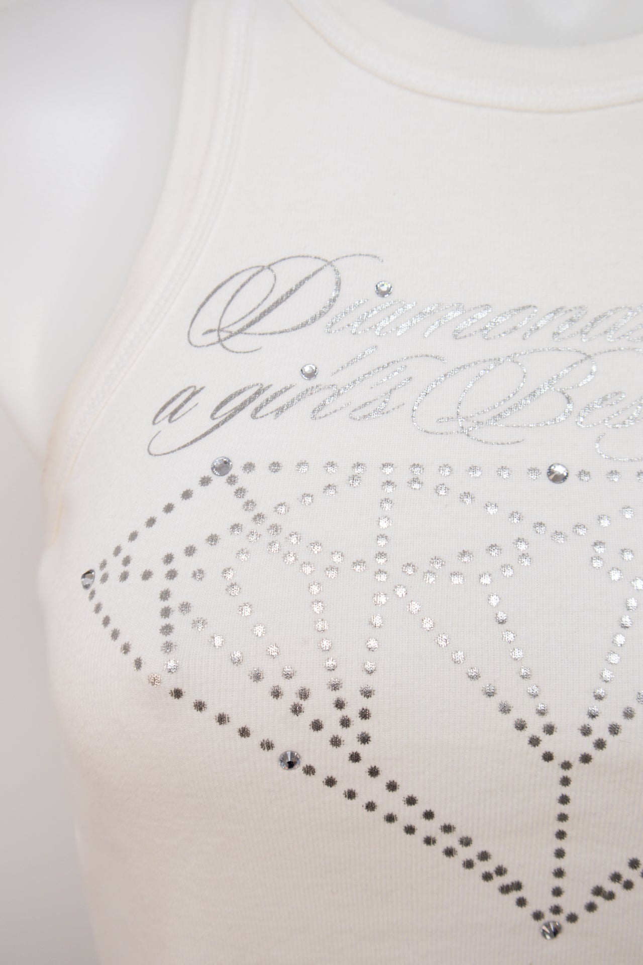 #159 United Colors Of Benetton Tank White | c. 211 | Size 8