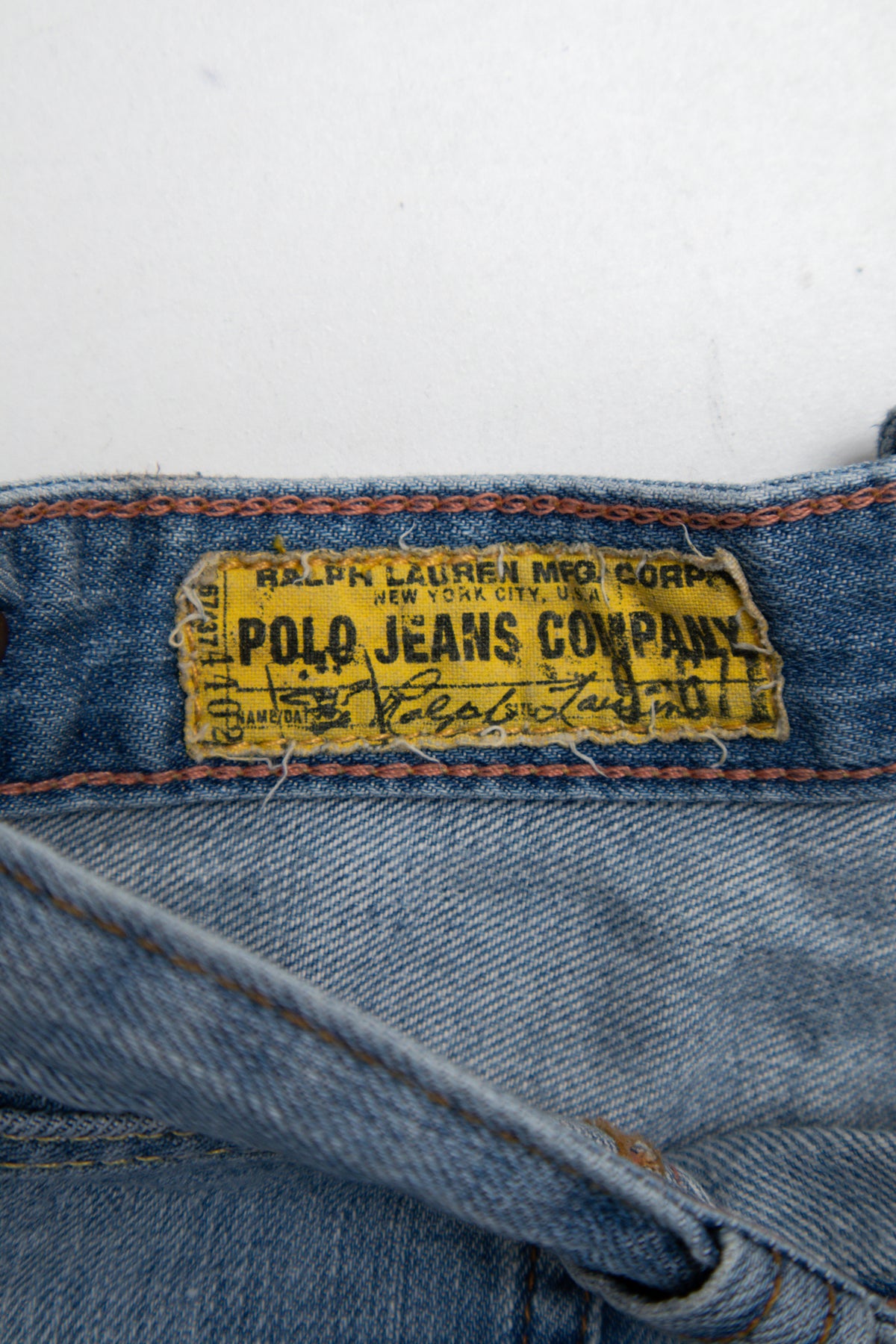 #182 Polo Jeans Company Booty Short Blue | c. 209 | Size 8