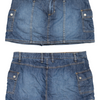 #080 Old Navy Mini Skirt Blue | c. 204 | Size 12