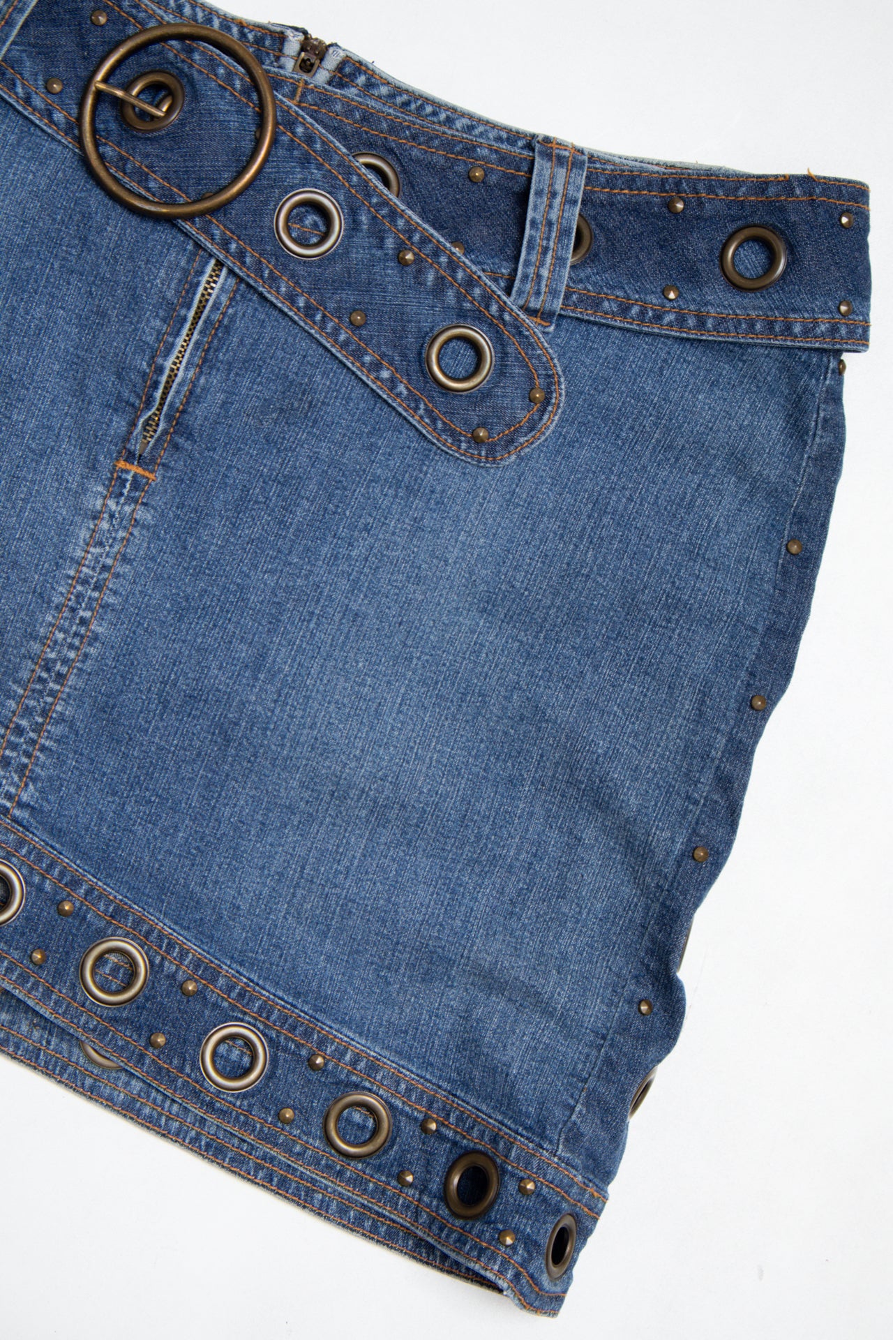 #204 Jordache Mini Skirt Blue | c. 199 | Size 10
