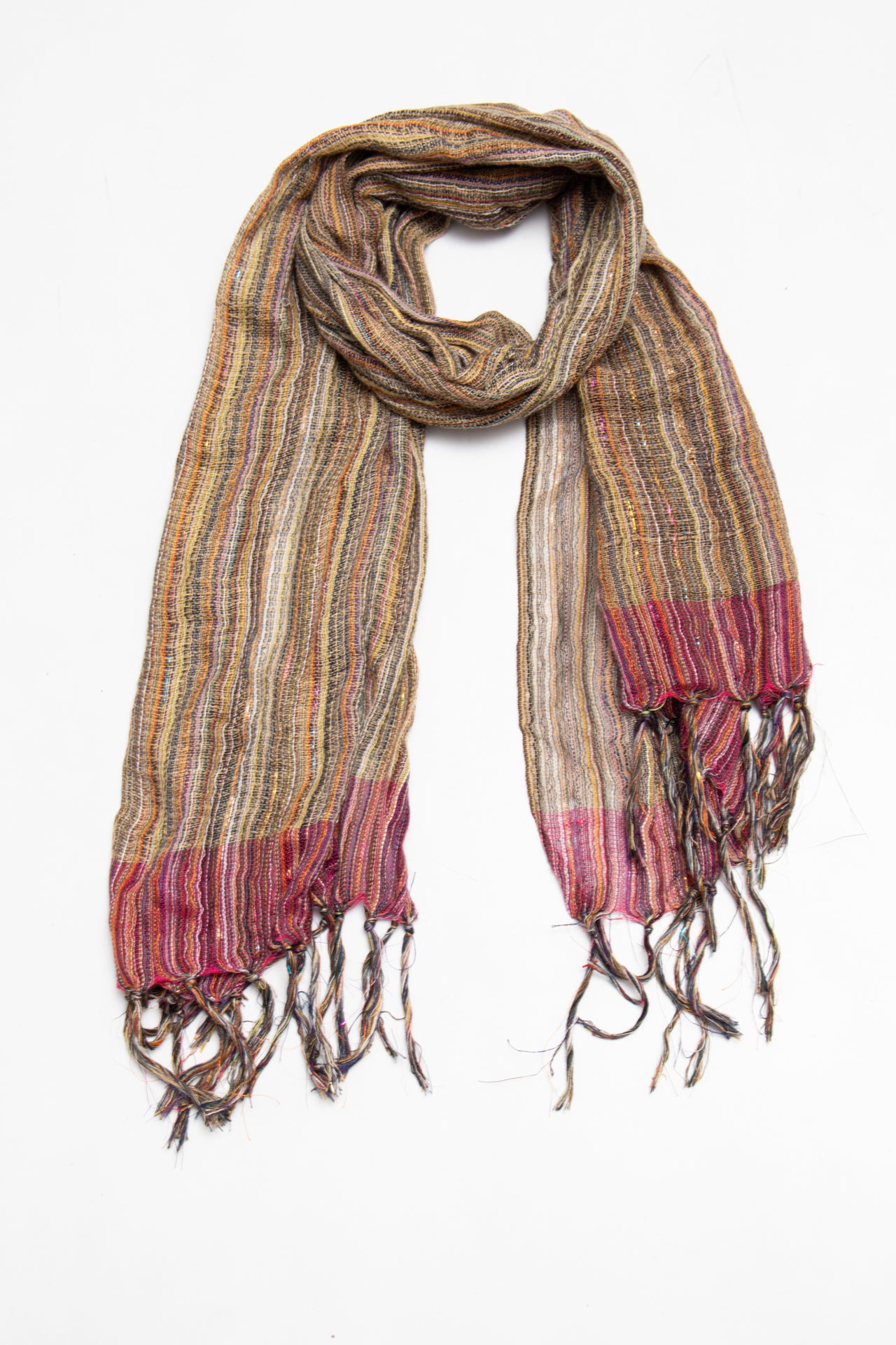 #174 Scarf Brown | c. 204 | Size