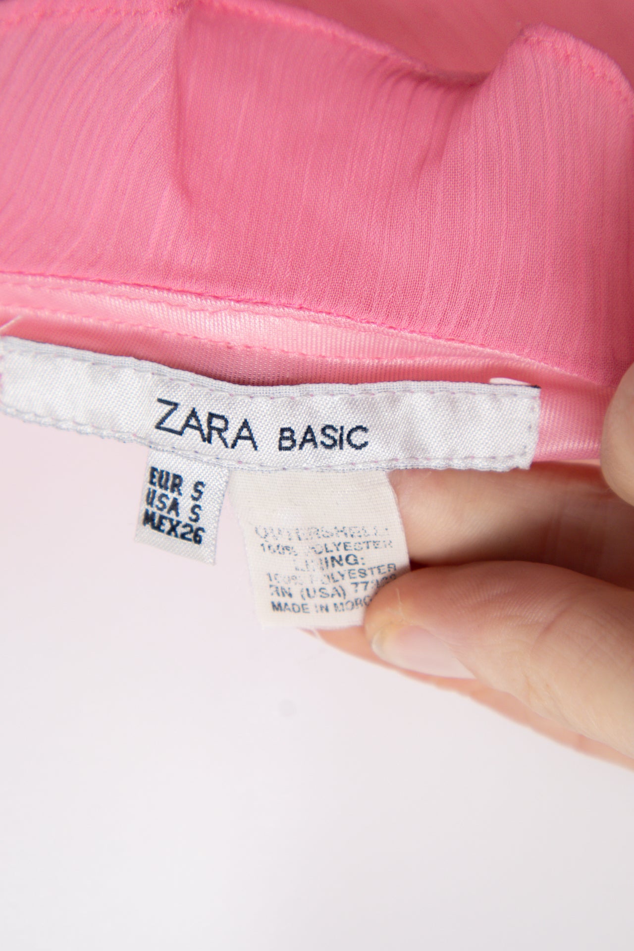 #103 Zara Basic Camisole Top Pink | c. 206 | Size 8