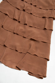 #120 Lollia Stensson Long Skirt Brown | c. 213 | Size 6