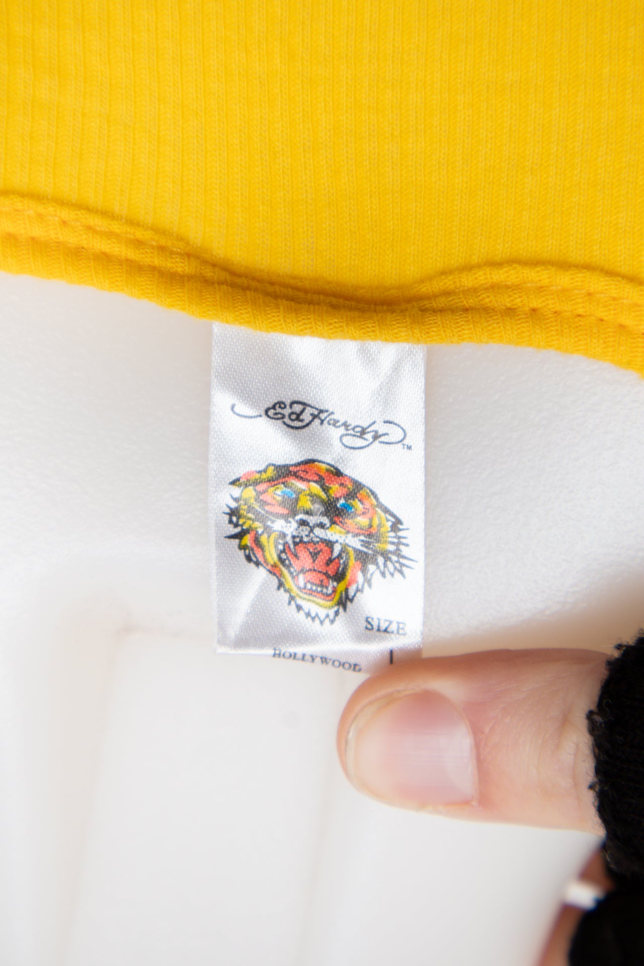 #50 Ed Hardy By Christian Audigier Tank Top Yellow | c. 193 | Size