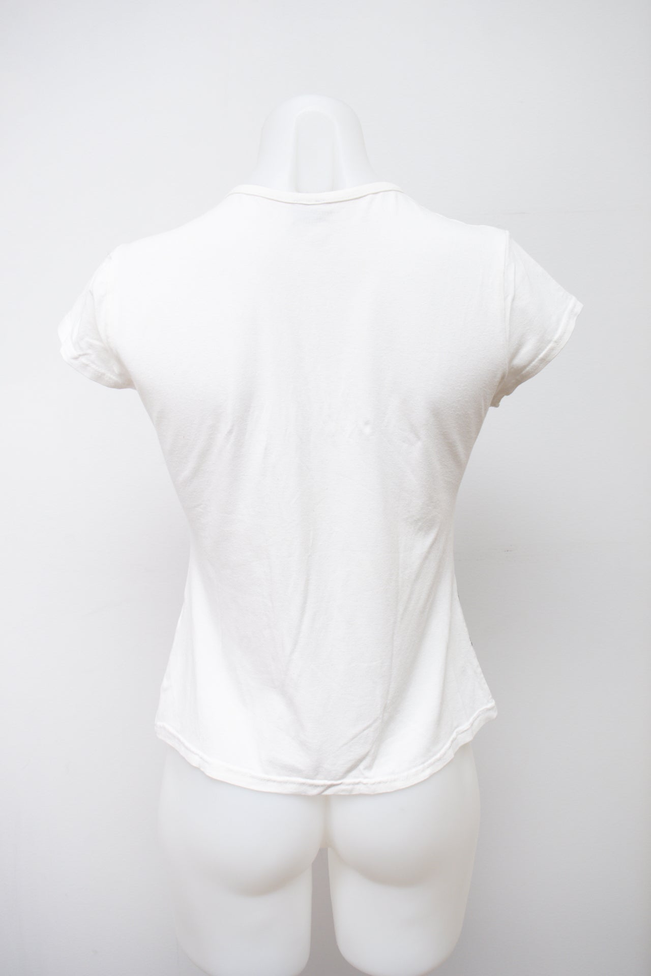 #66 Spot T-shirt White | c. 198 | Size 8