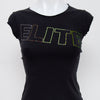 #94 Elite Models Fashion T-shirt Black | c. 196 | Size 6