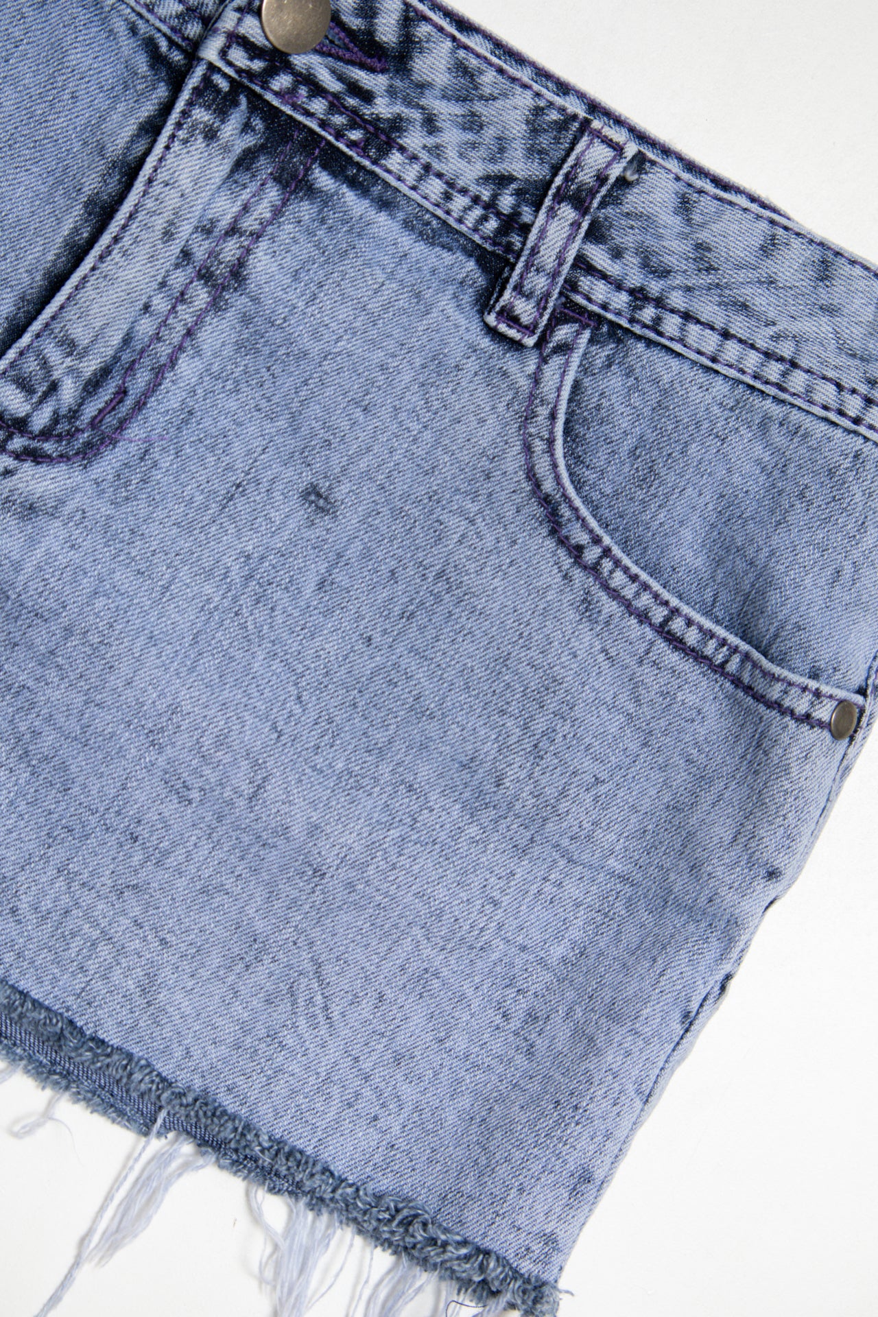 #18 Cc Denim Mini Skirt Blue | c. 188 | Size 8