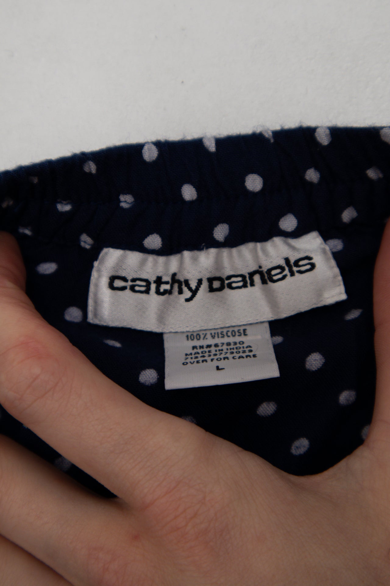 #179 Cathy Daniels Skirt Navy | c. 197 | Size 8