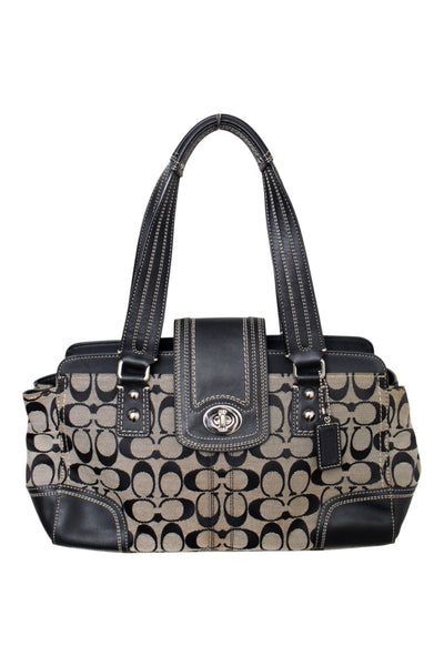 #214 Coach Shoulder Bag Black | c. 204 | Size