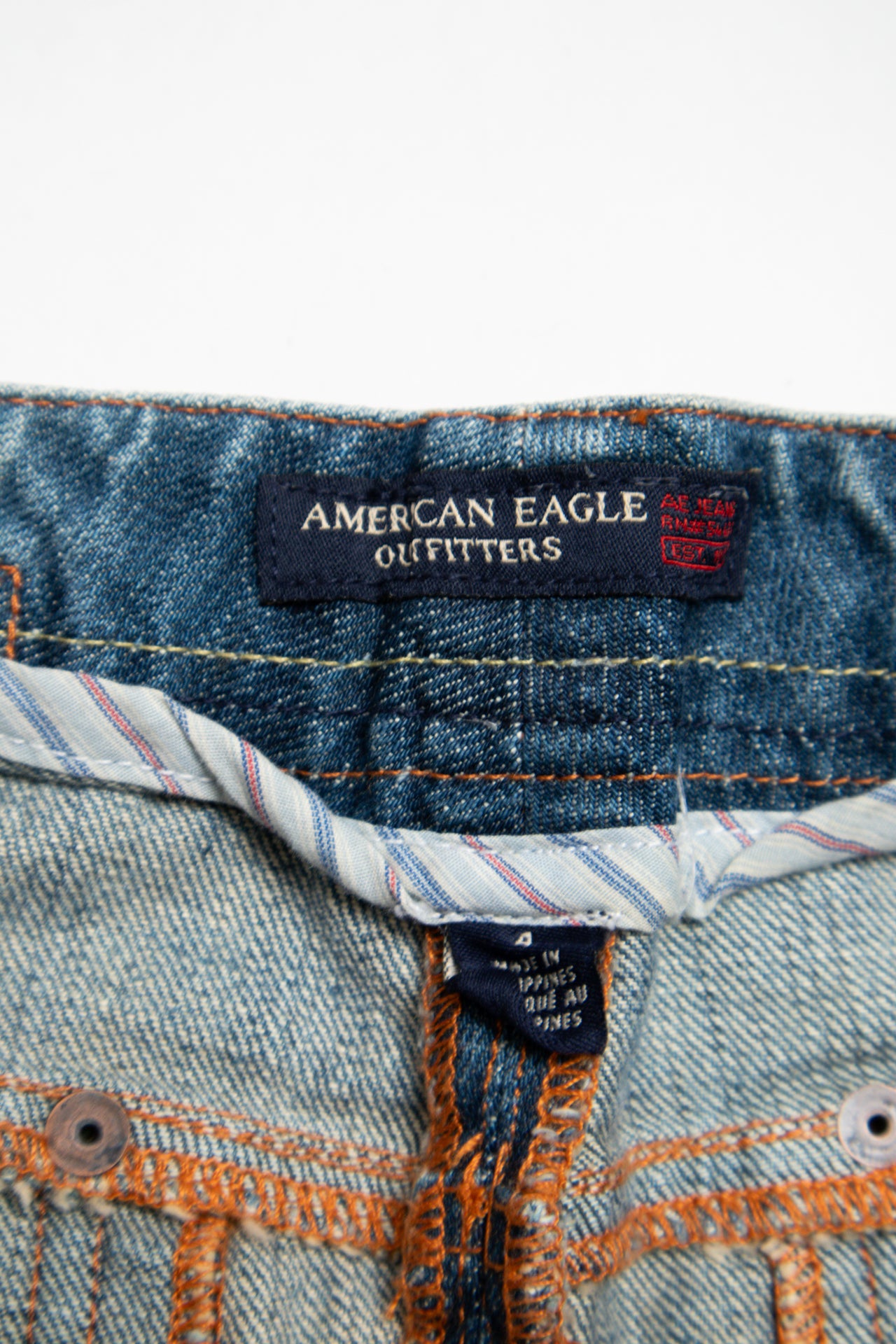 #157 American Eagle Outfitters Mini Skirt Blue | c. 203 | Size 8