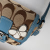 #196 Coach Shoulder Bag Blue | c. 202 | Size