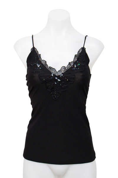 #048 Sere Nade New York Cami Top Black | c. 202 | Size 8