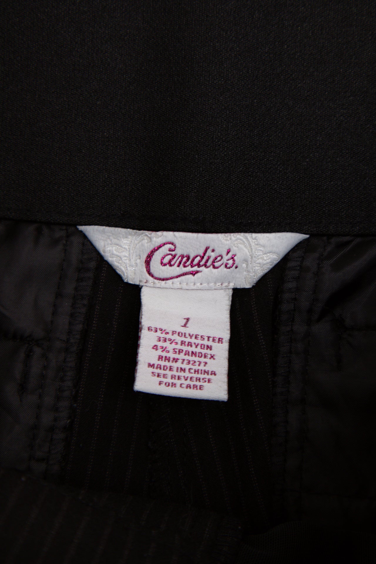#156 Candie's Pants Black | c. 199 | Size 8