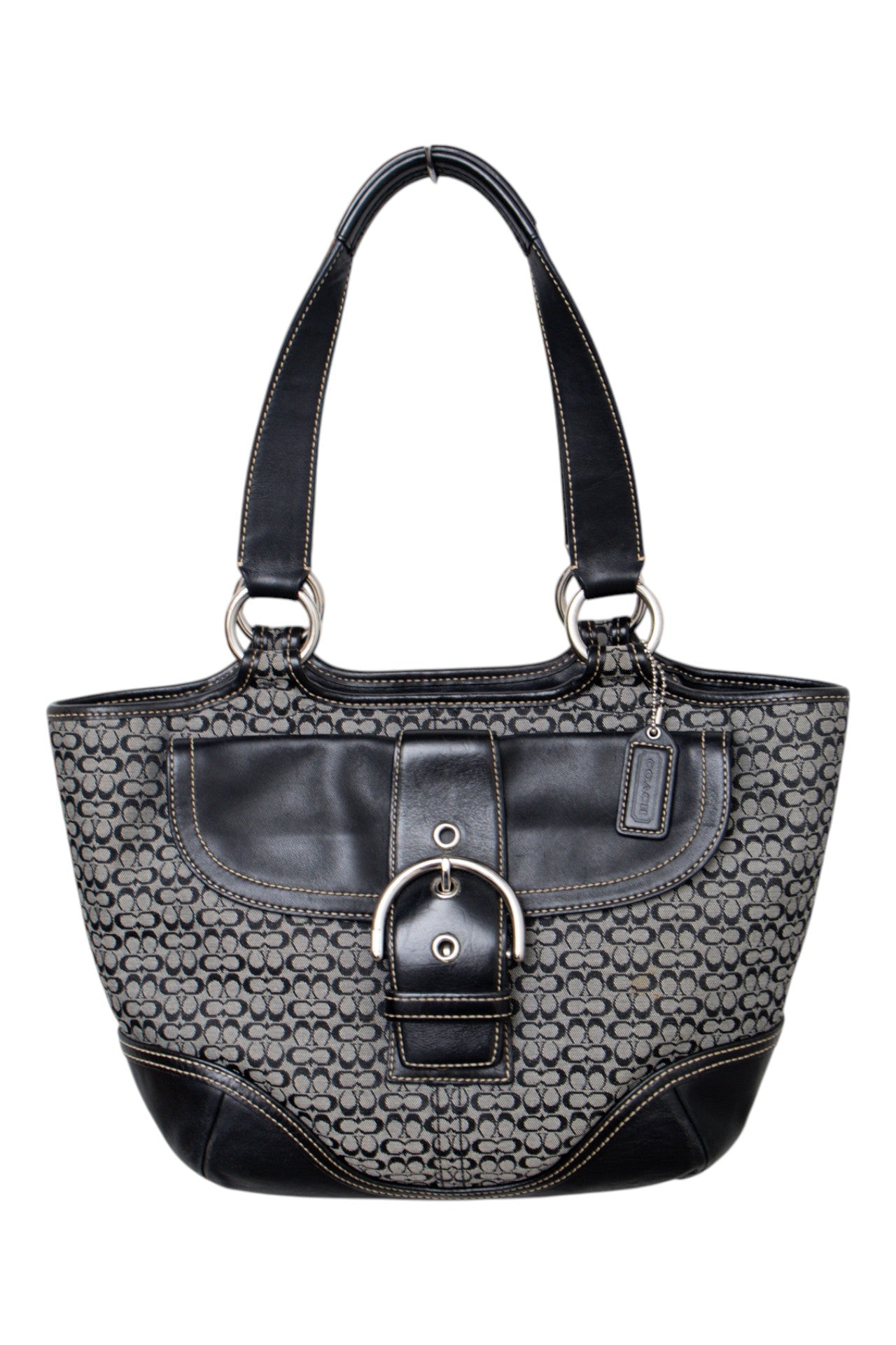 #185 Coach Shoulder Bag Black | c. 200 | Size