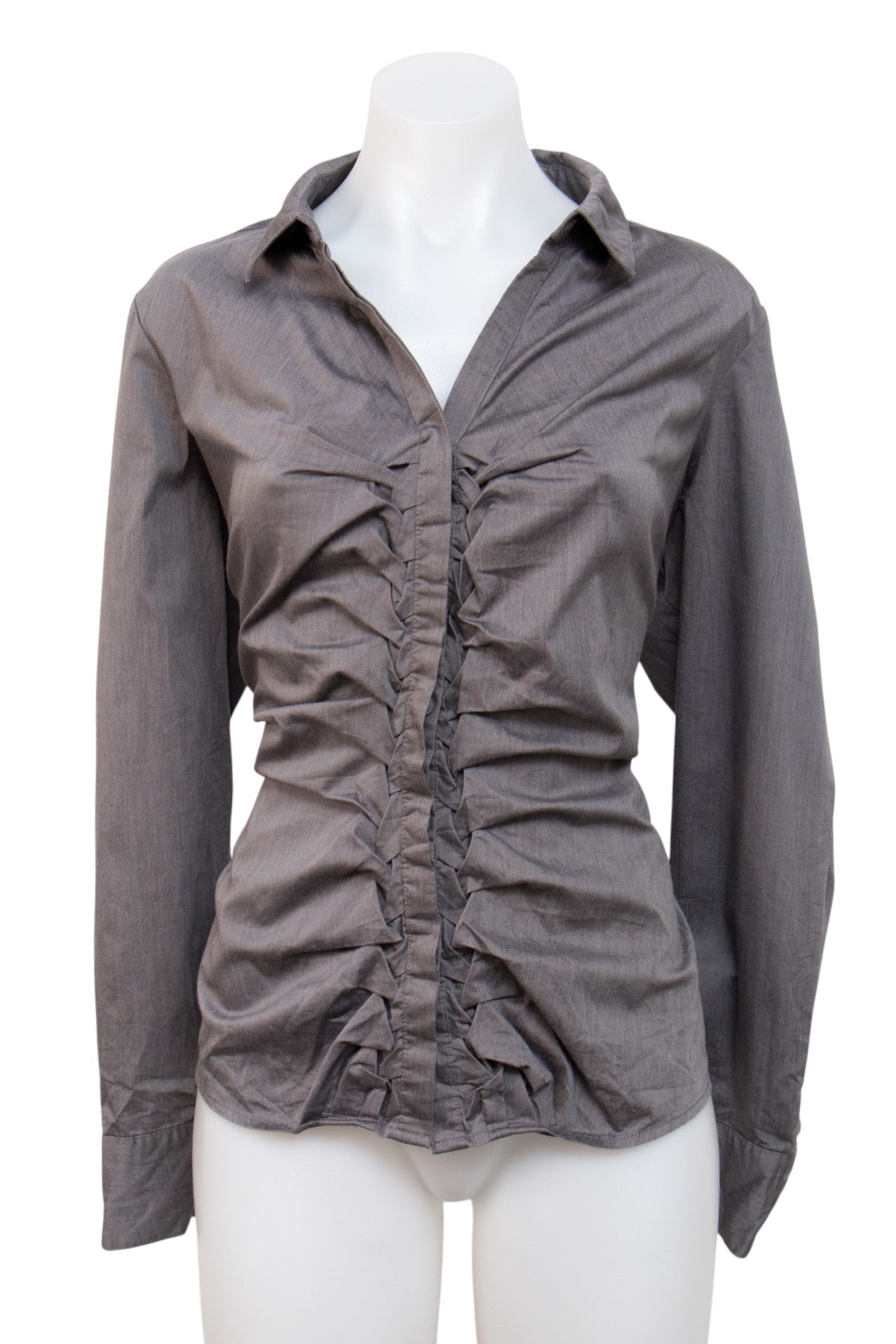 #064 Worthington T-shirt Gray | c. | Size 10