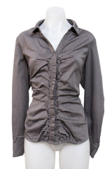 #064 Worthington Button-Up Gray | c. 205 | Size 10