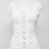 #022 Folia Short Sleeve White | c. 209 | Size 8