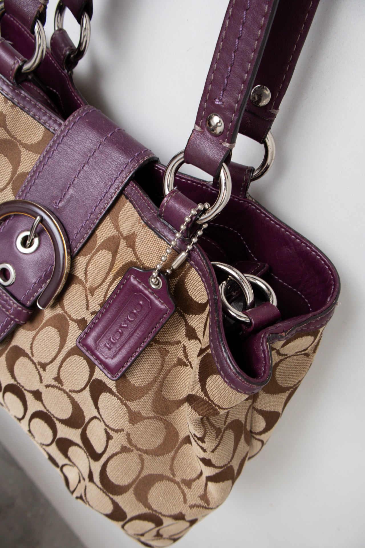 #184 Coach Shoulder Bag Brown | c. 200 | Size