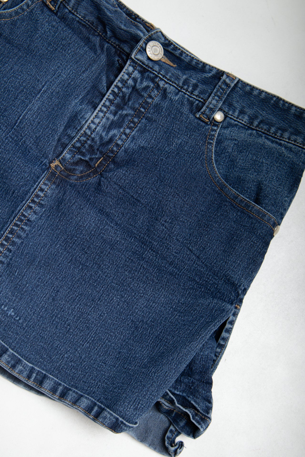 #134 Xhilaration Denim Mini Skirt Blue | c. 178 | Size 6