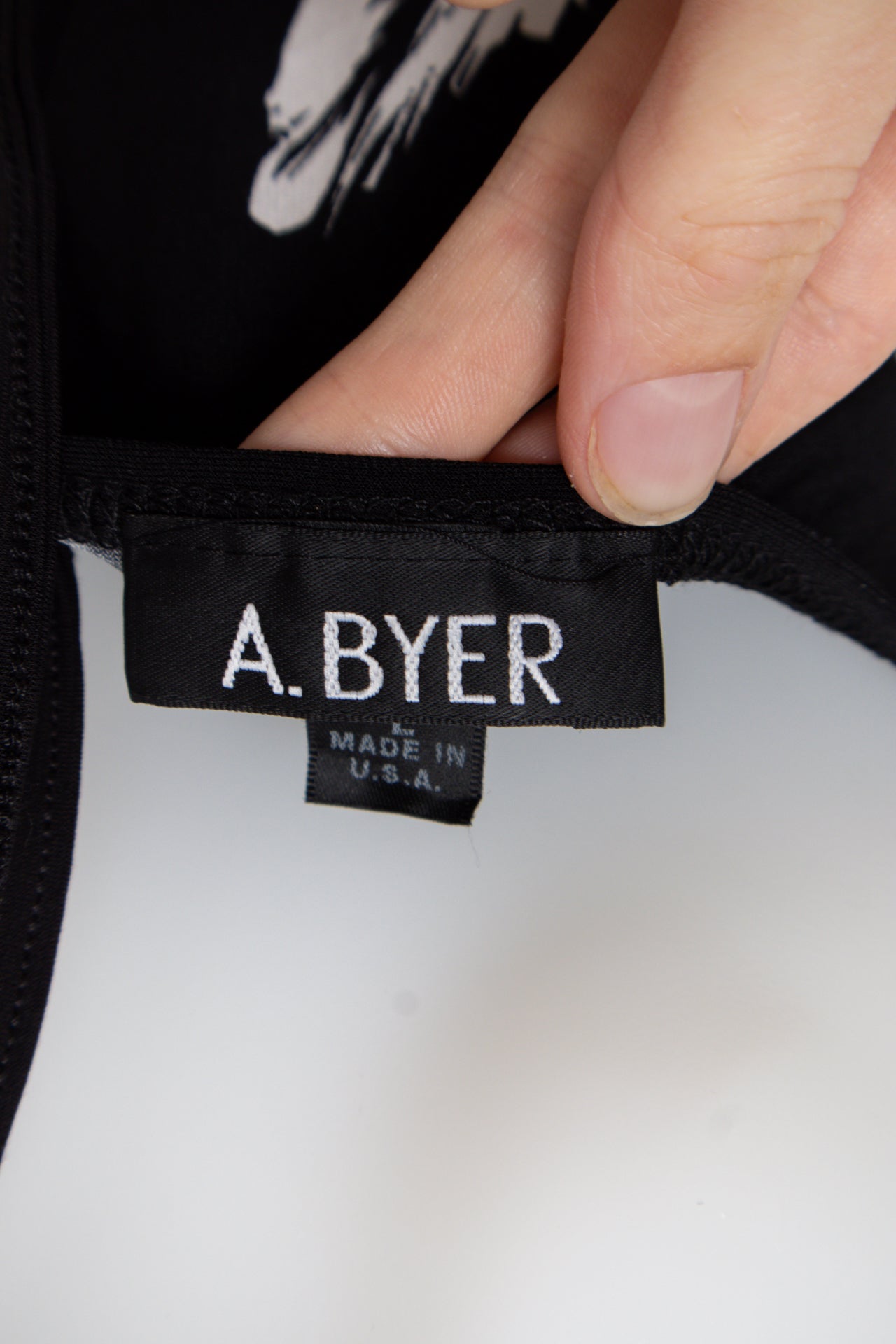 # A. Byer Halter Top Black | c. 183 | Size 10/12