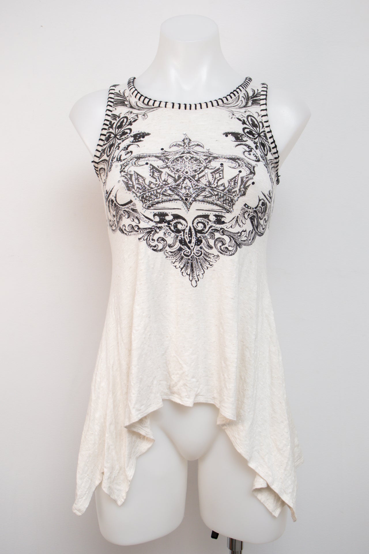 #081 Vocal Tank Top White | c. | Size 8