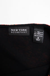 #109 New York & Company Long Skirt Red | c. 213 | Size 10