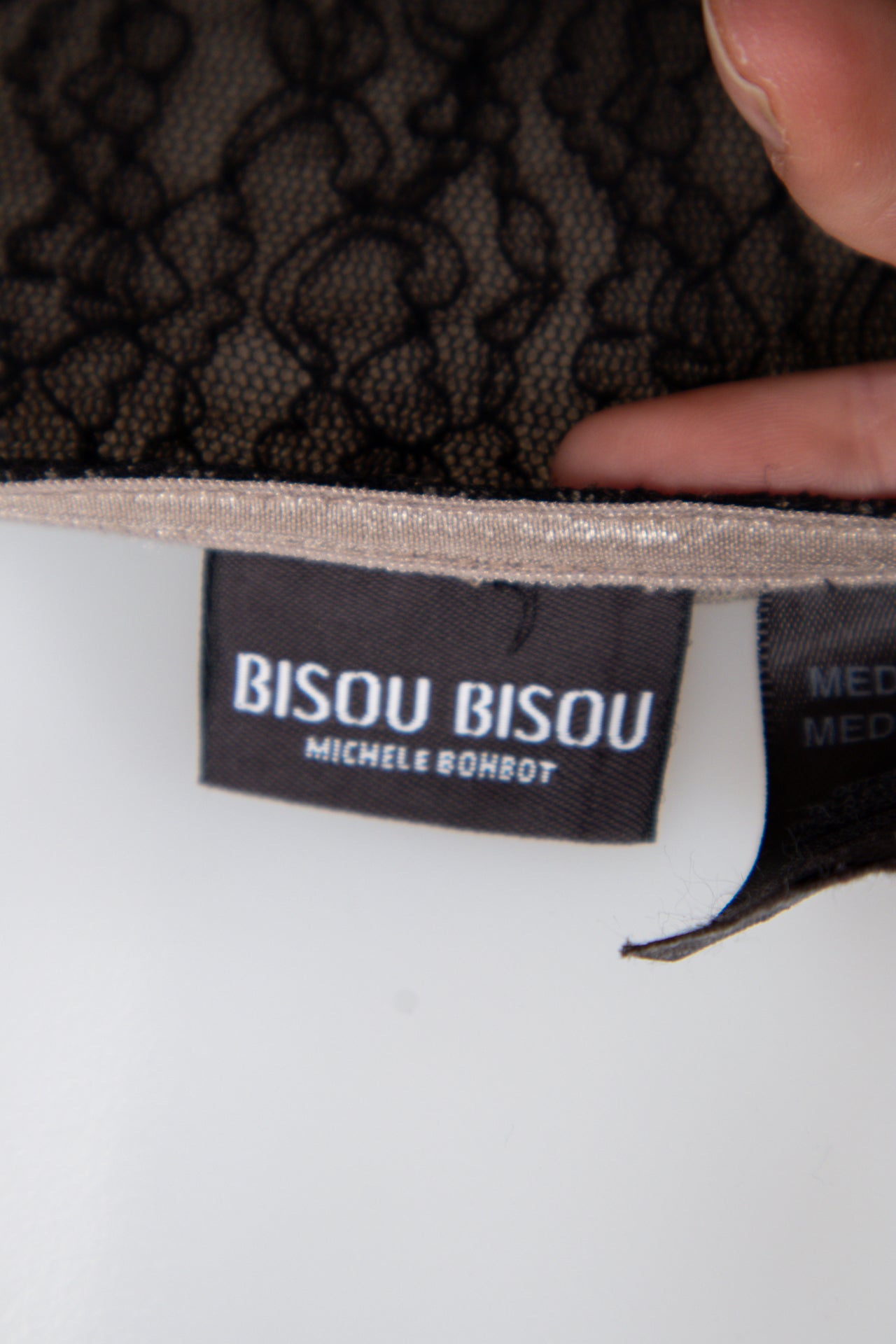 #123 Bisou Bisou By Michele Bohbot Cami Top Black | c. 206 | Size 8