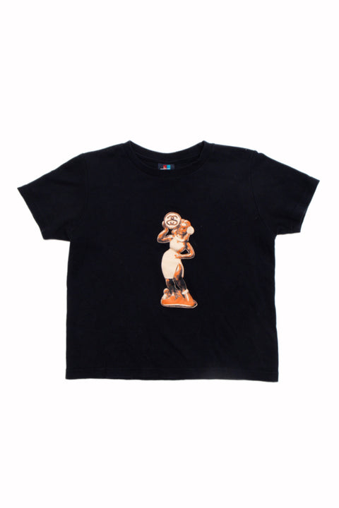 #67 USA Stussy Tee | Baby Tees & Gowns | Size 10