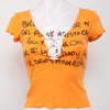 #158 Kiabi Woman Cami Top Orange | c. 206 | Size 8