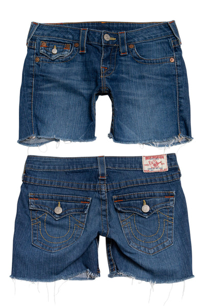 #55 True Religion Denim Shorts Blue | c. 186 | Size 8