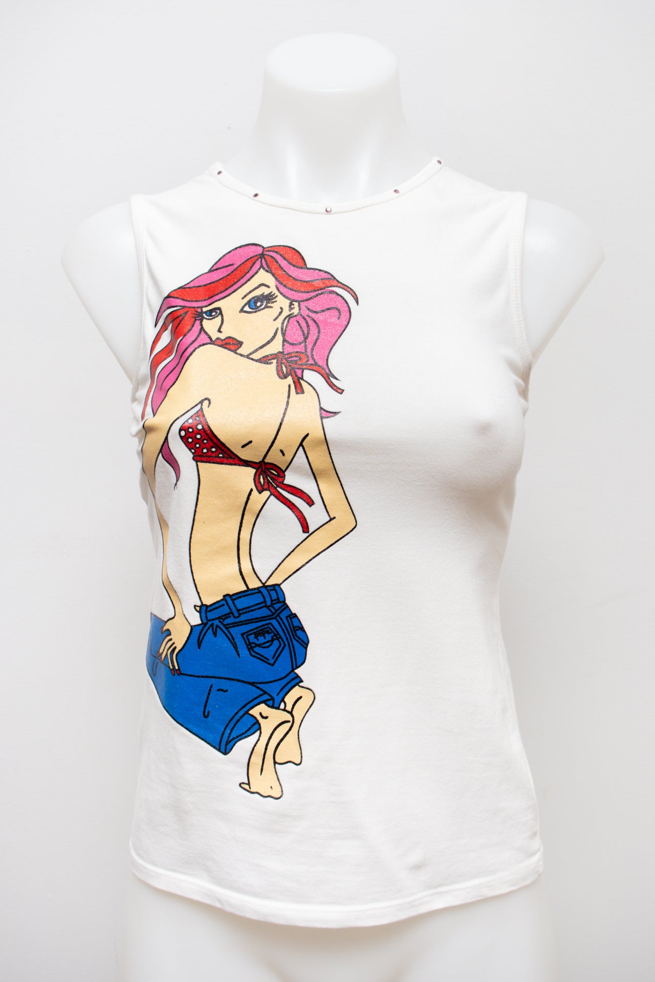 #12 Pepe Jeans London Tank Top White | c. 191 | Size 8